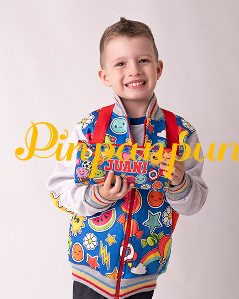 Campera de Egresados Jardín Stickers Bomber | Pinpanpun