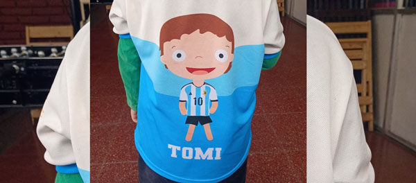 Detalle de la remera compartida por Jessica